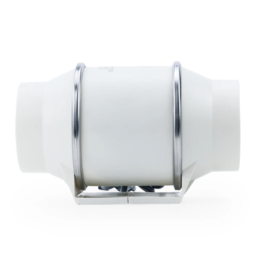 3" 4" 5" 6" 8" 220V Home Silent Inline Pipe Duct Fan Bathroom Kitchen Ventilation Toilet Exhaust 75/100/125/150/200mm |