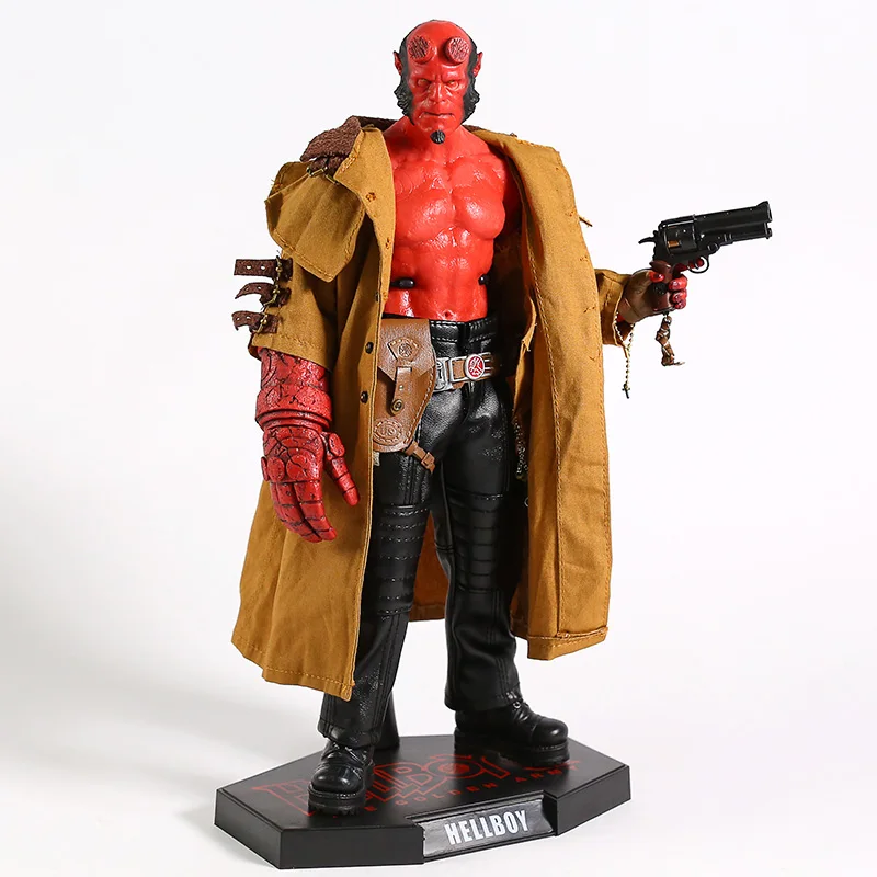 Горячие игрушки Hellboy II 2 Золотая армия ПВХ фигурка Коллекционная модель игрушки(настоящая одежда