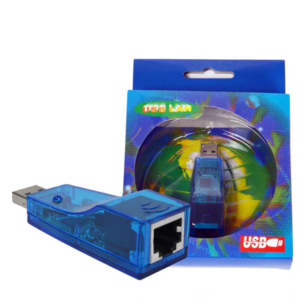 

USB 2.0 10/100 Network LAN RJ45 Ethernet Adapter for PC Laptop
