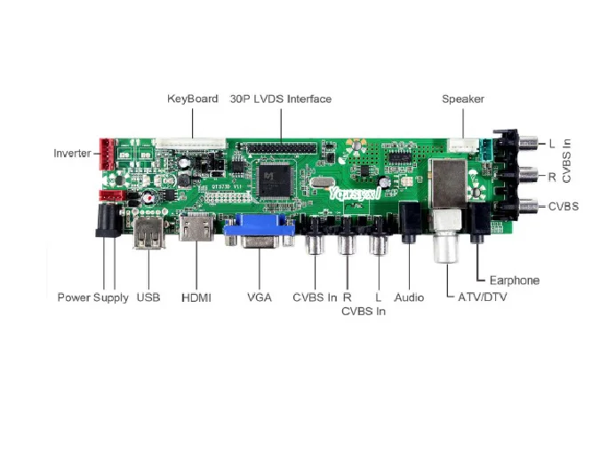 3663 цифровой сигнал Φ DVB-T комплект для LM215WF3 M215HGE M215HW01 T215HVN01 плата контроллера