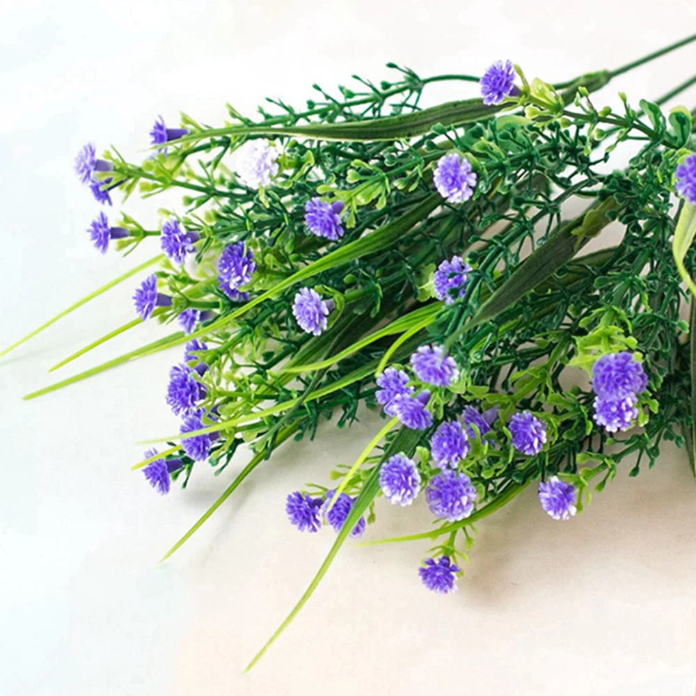 34 см Искусственный гипсофиловый Шелковый цветок для дома балкона офиса рабочего