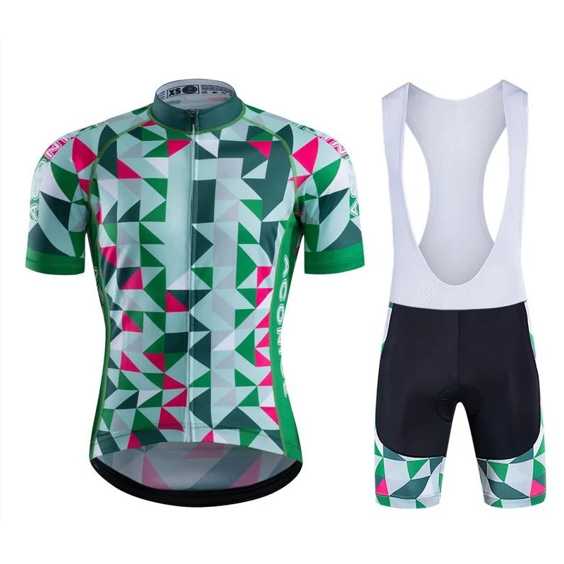 

LYCXTO 2021 Short Sleeve Cycling Jersey Set Professional Team Triathlon Bicycle Team Racing Uniform Breathable Sportwear Shirt