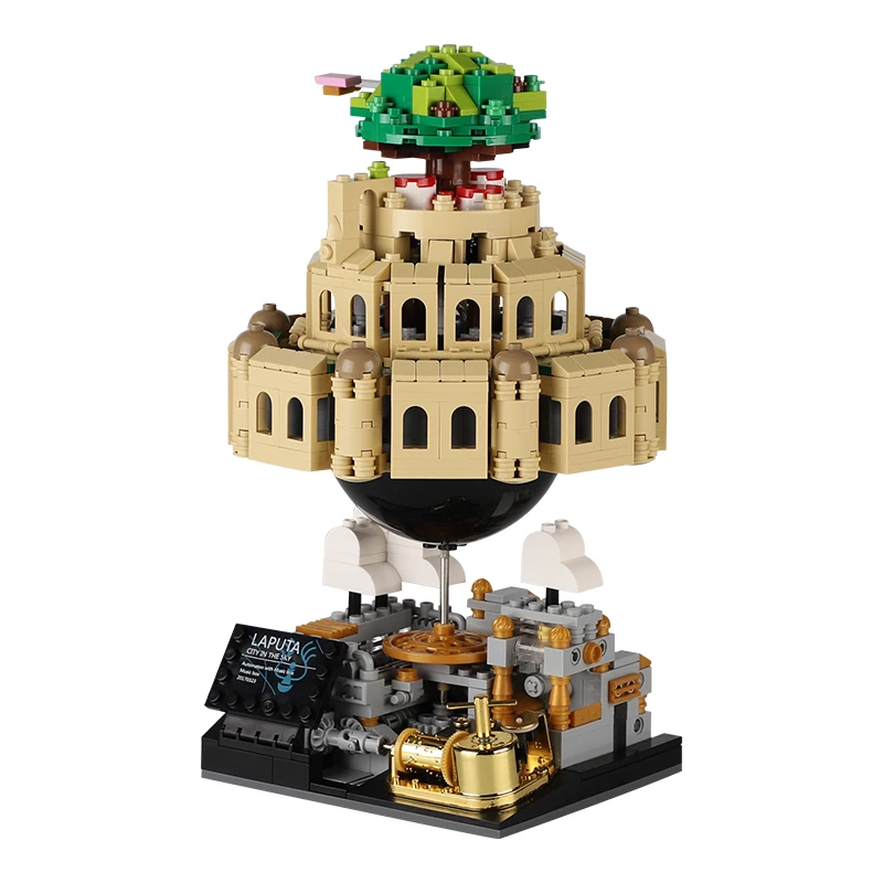 MOC 1179PCS Laputa Castle In The Sky Модель Музыкальная шкатулка Строительные блоки Креативная