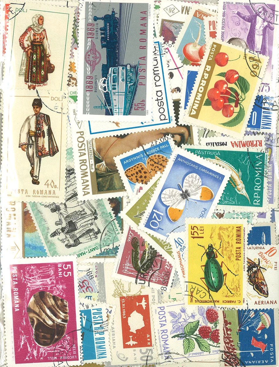 

192Pcs/Lot Romania Stamp All Different NO Repeat with Used Postmark Postage Stamps for Collecting