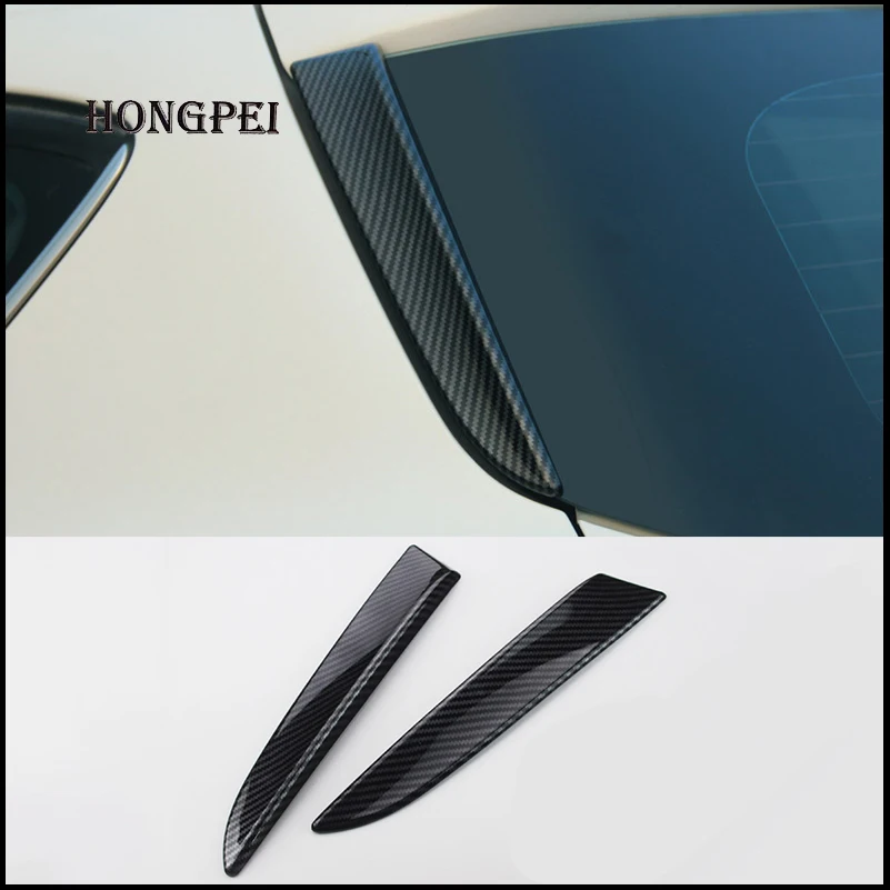 

For Ford Escape Kuga 2013 2014 2015 2016 2017 2018 2019 Rear Window Spoiler Cover Trim Pillar Posts Molding Decoration