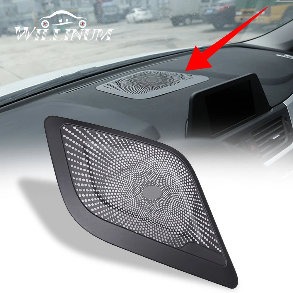 

Car dashboard speaker cover trim for BMW F20 1 series auto center console audio loudspeaker decor casing shell trumpet horn cap