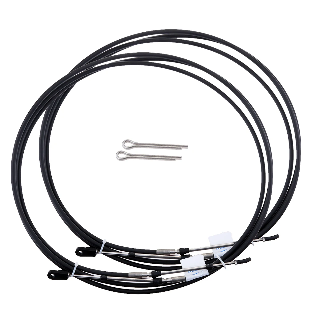 

2pcs 15 FT Universal Shift Control Cable For Boat Throttle Control Lever