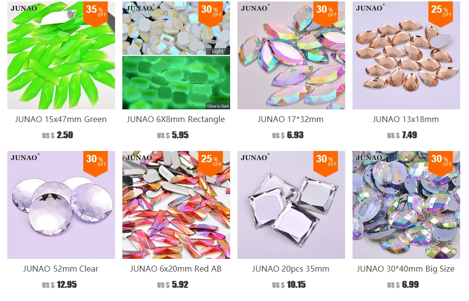 JUNAO, 13x27x44 мм, большие акриловые Стразы AB, аппликация, большие стразы трапециевидной формы, плоские с оборота кристаллы, не Швейные, Необычные камни для рукоделия