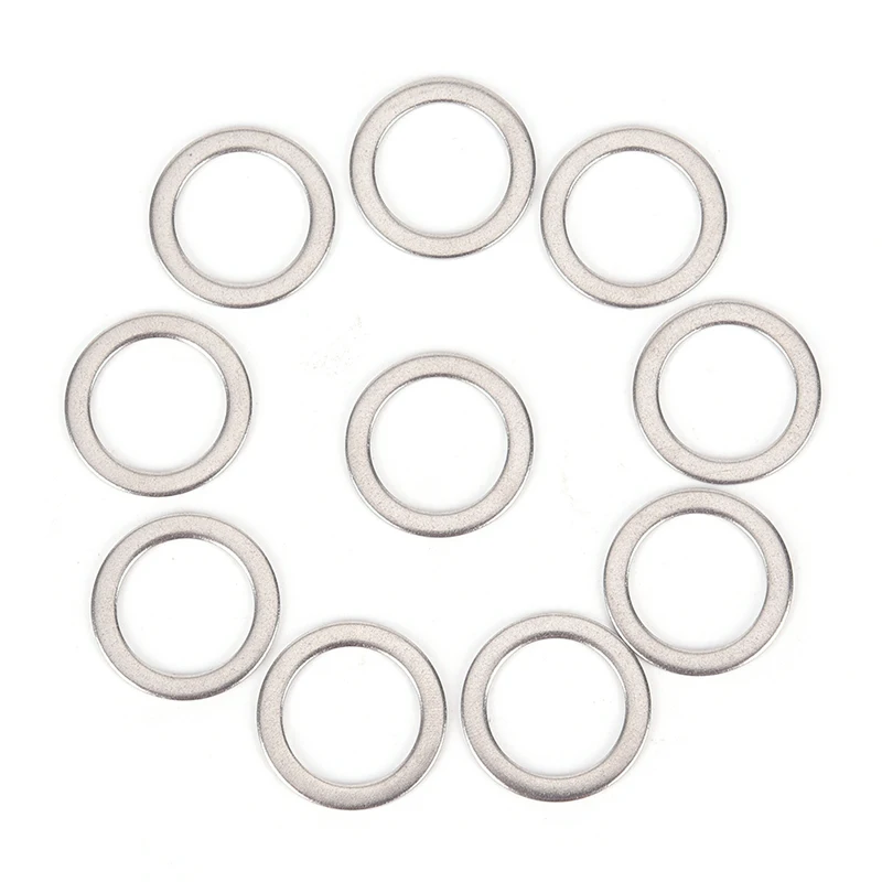 

10Pcs Bicycle Pedal Spacer Crank Cycling MTB Bike Stainless Steel Ring Washers