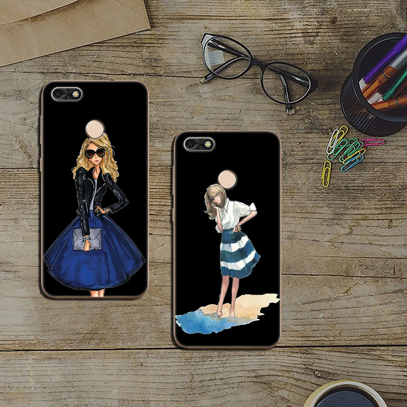 Lavaza Best Friend Shopping girl Phone Case for Huawei Y9 Y7 Prime 2018 2019 Honor 20 10 8 8A 8X 9X 9 Lite 7C 7X 7A Pro Cover | Мобильные