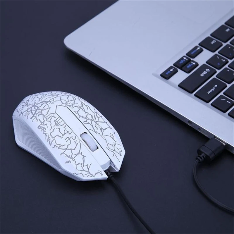 

3000DPI Luminous USB Wired Gaming Mouse 3 Buttons LED Computer Mouse Gamer for PC Laptop Notebook