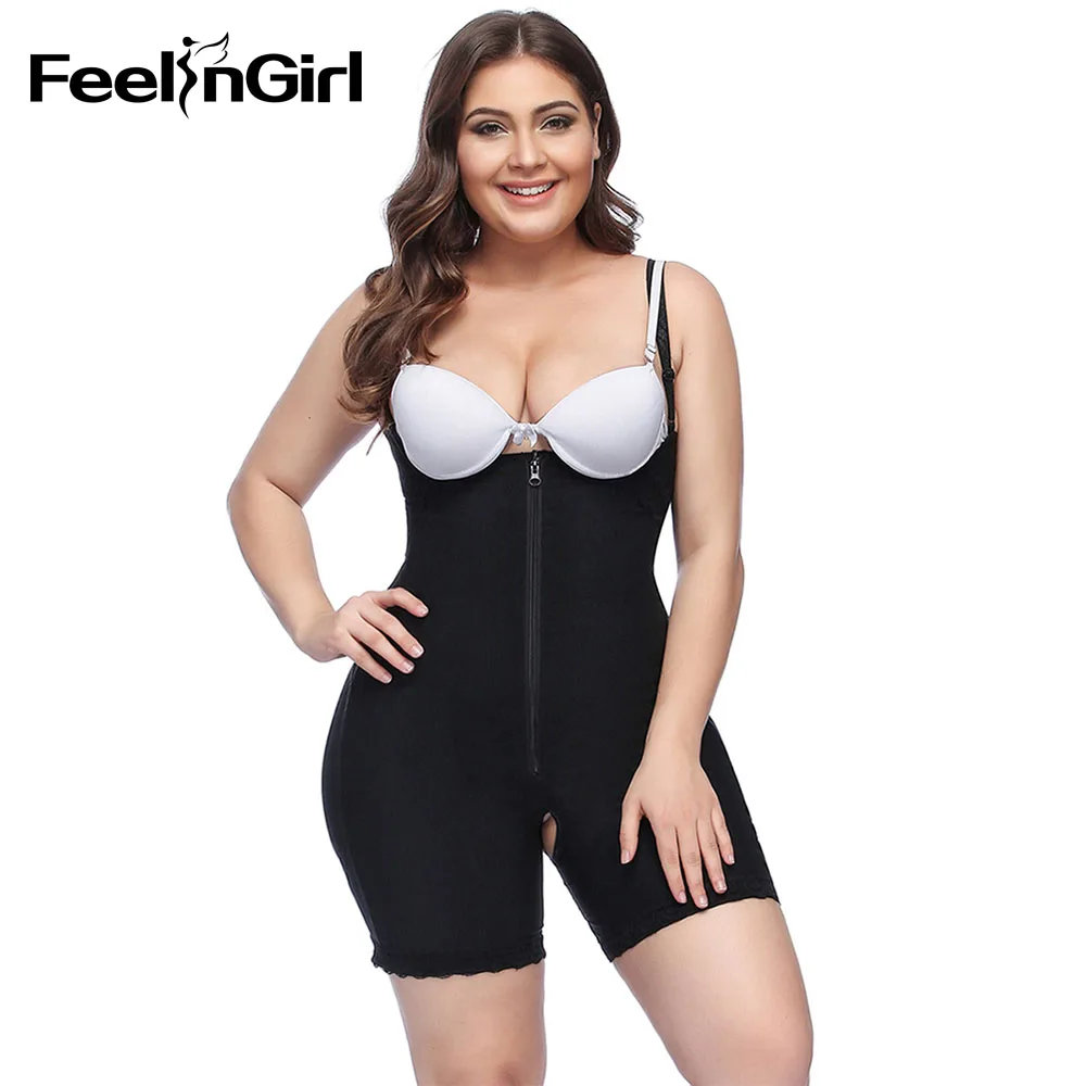 body shaper FeelinGirl S-6XL, женское нижнее белье для похудения, утягивающее белье, Корректирующее белье, Корректирующее белье для тела, Корректирующее белье для живота - Цвет: body shaper