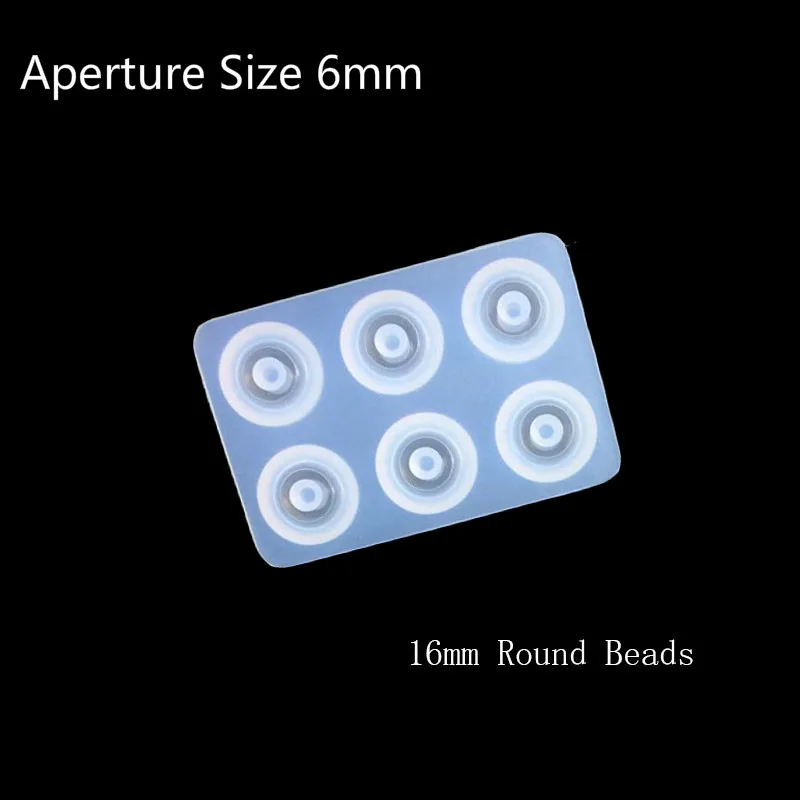 4 вида круглые бриллиантовые бусины Прозрачная форма для подвесок инструмент