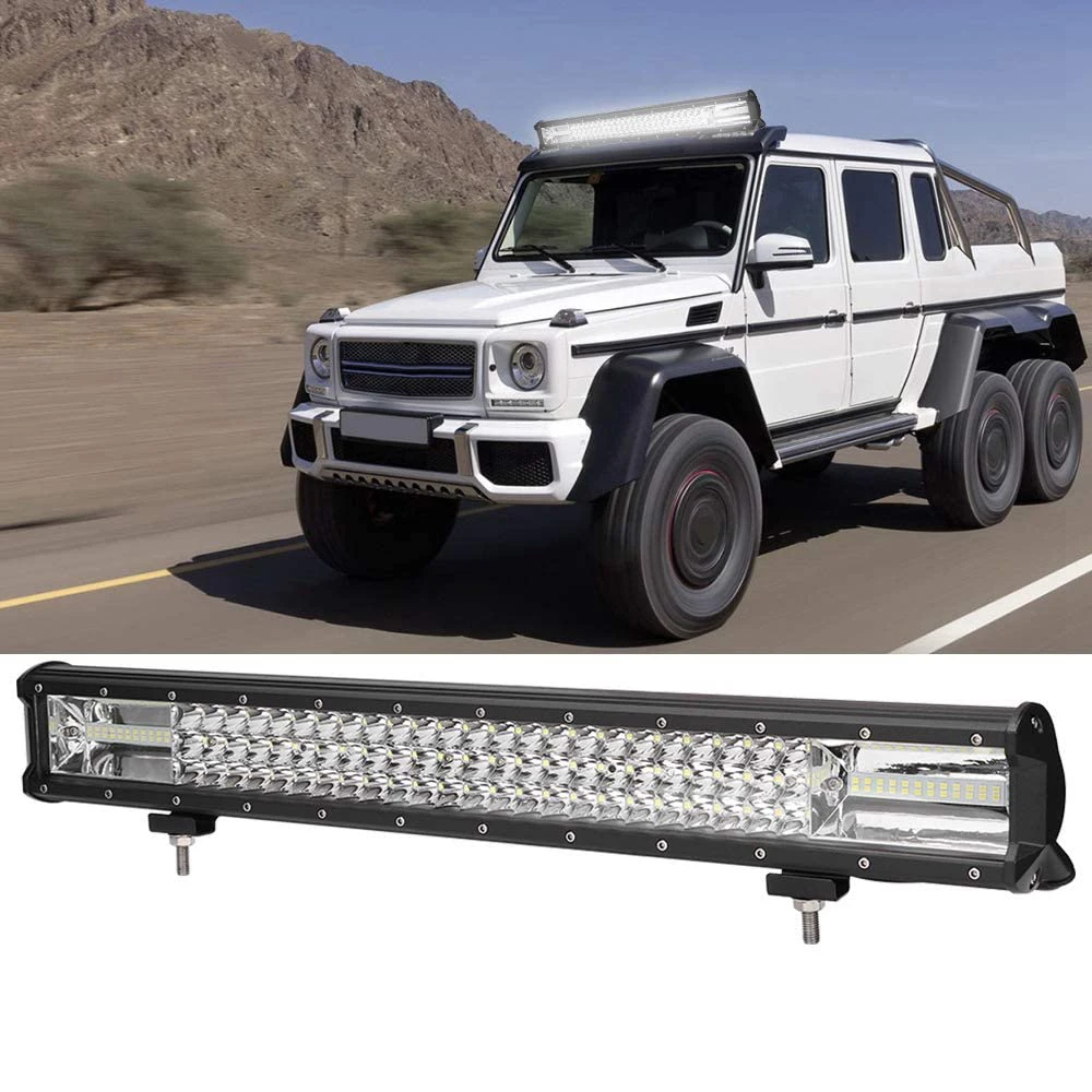 

3ROWS OFFROAD LED WORK LIGHT BAR 20INCH SPOT FLOOD COMBO BEAM OFF ROAD CAR TRUCK SUV BOAT ATV WAGON AUXILIARY INDICATOR LAMP