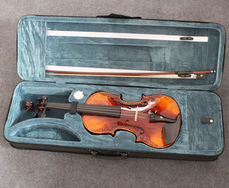 NAOMI 4/4 полноразмерная скрипка Stradivarius винтажная в стиле барокко ручная работа