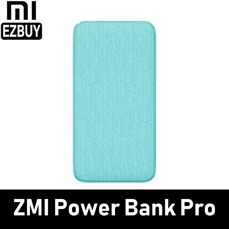 Xiaomi ZMI QB910 10000mAh power Bank type C 2 way 18W быстрая зарядка портативный внешний аккумулятор usb