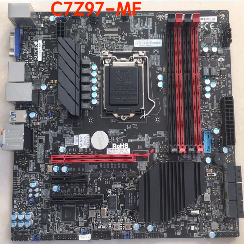 Материнская плата Supermicro Z97 для настольного ПК 100% тестирование полная работа
