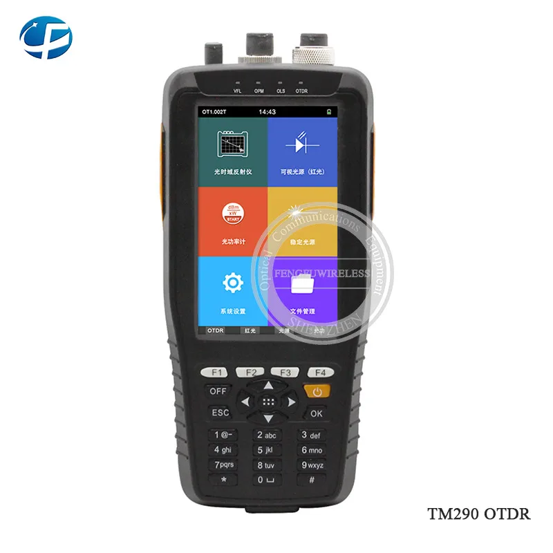 Новейший Тип Smart OTDR TM290 1310 1550nm с VFL/OPM/OLS сенсорным экраном оптический временной
