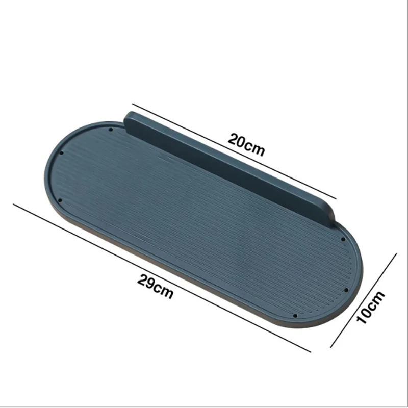 

Punch-free multifunctional wall storage rack bathroom toilet plastic storage board bathroom drain organizer