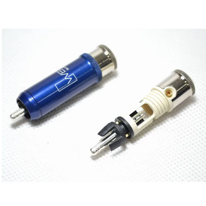 4 шт. 9 мм Hi end HIFI Audio 0110 Ag RCA разъем для самостоятельной сборки кабель проводной