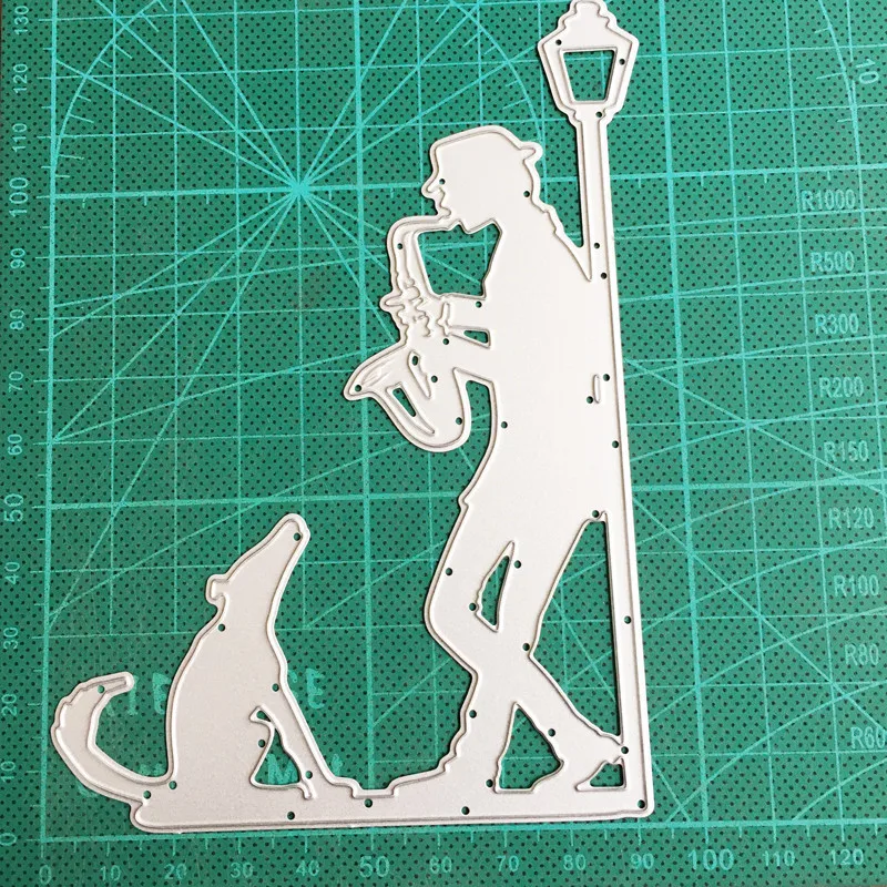 Формы для рукоделия уличный художник собака металлические Вырубные штампы форма