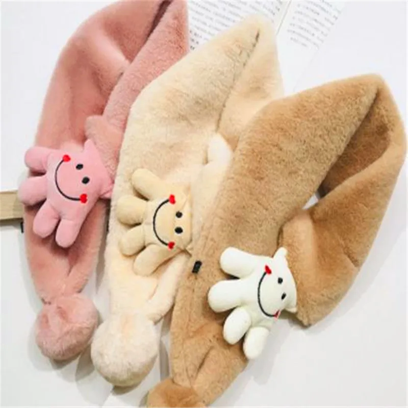 Han edition на осень и зиму магнит для шарфа из кроличьей шерсти с одним шариком