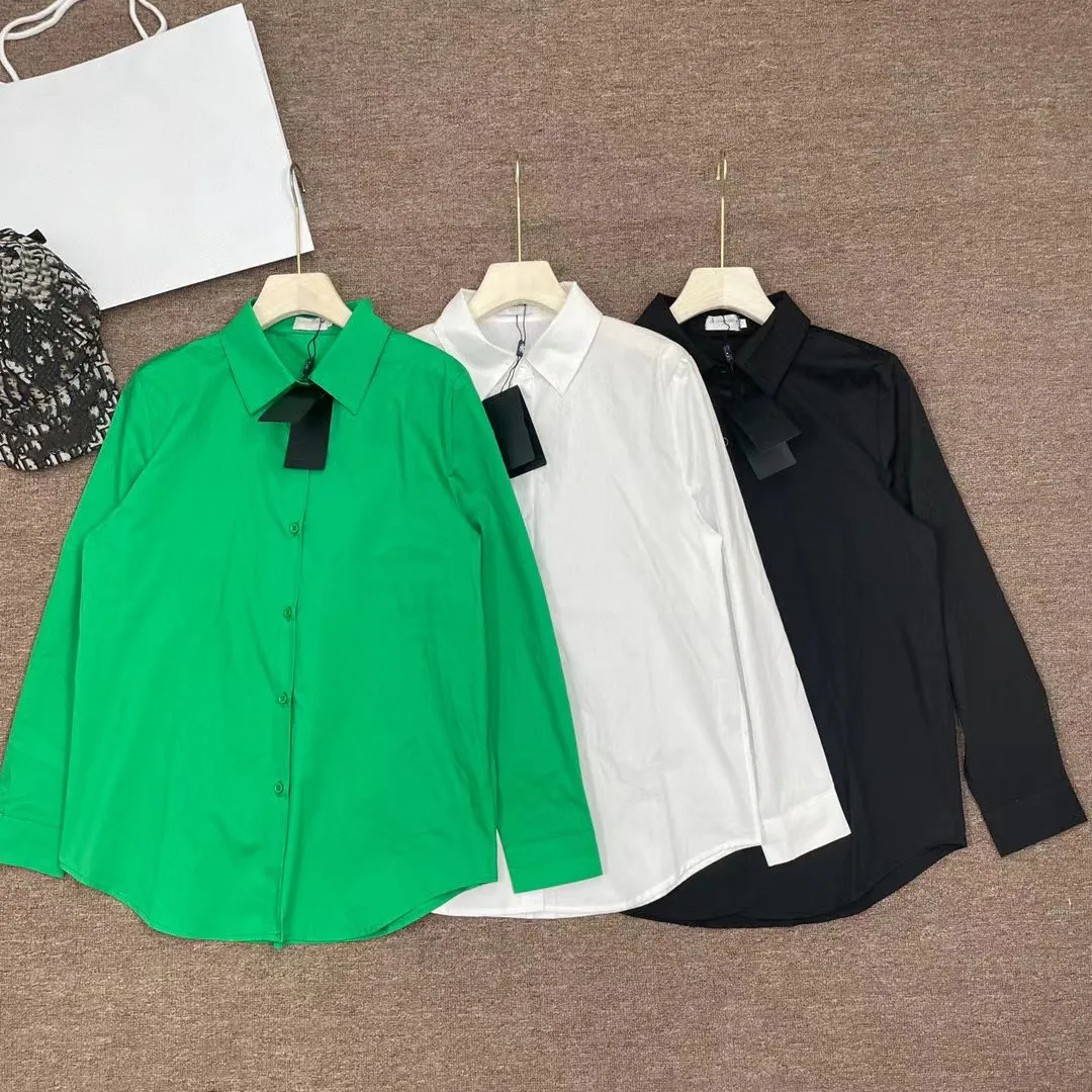 

Новая простая и атмосферная хлопковая модная универсальная рубашка