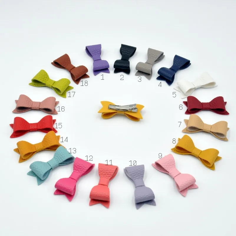 Повязка на голову детская из искусственной кожи 18 шт./лот 2 дюйма | Детская одежда