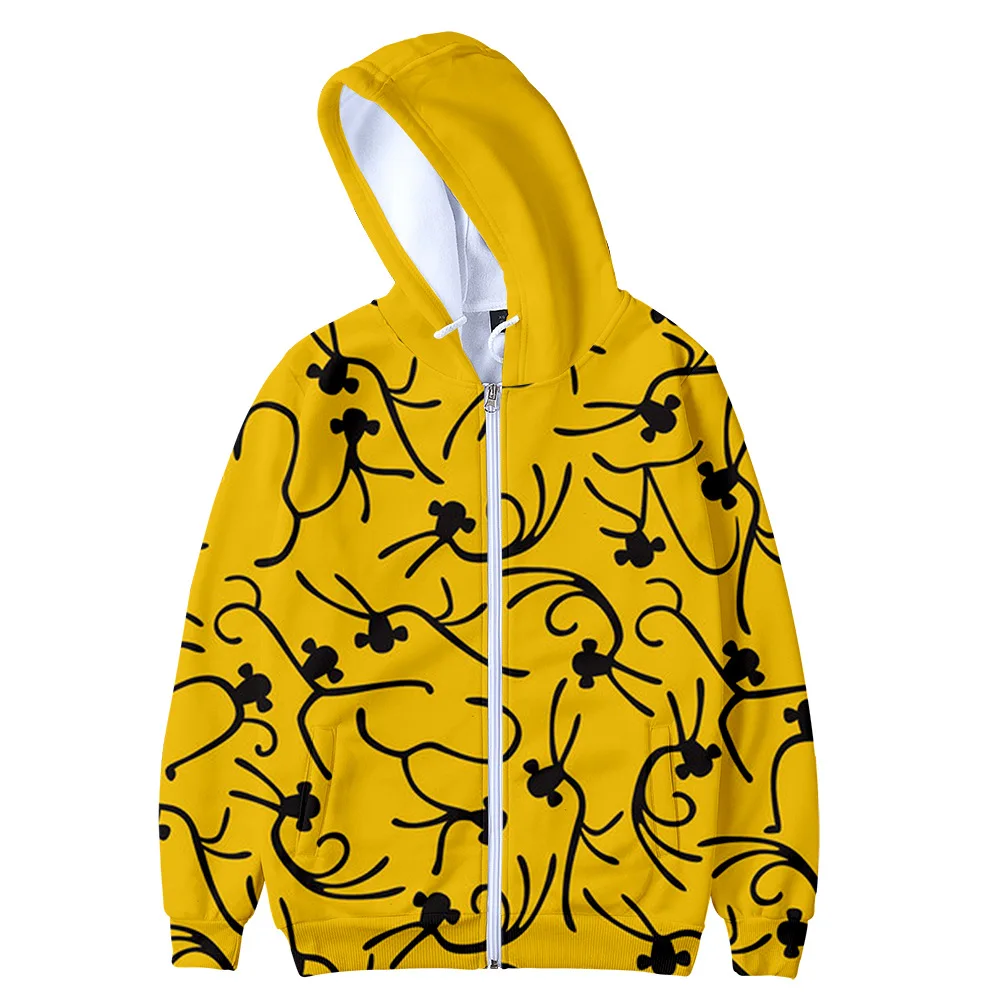 

Hot New Funny Monkey 3D Printed Zipper Hoodies Men/Women Fashion Long Sleeve Hooded Sweatshirt Streetwear Oversized Sweatshirts