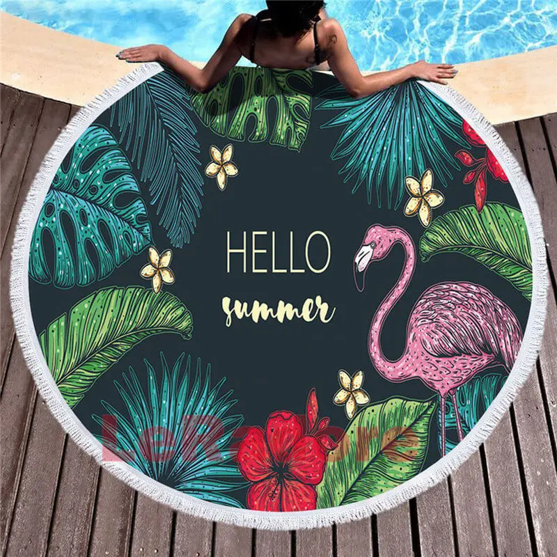 Быстросохнущее пляжное полотенце с единорогом из микрофибры одеяло кисточками