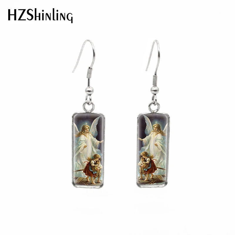 

Прямоугольные серьги в форме рыбки, со стеклянным куполом, 2020