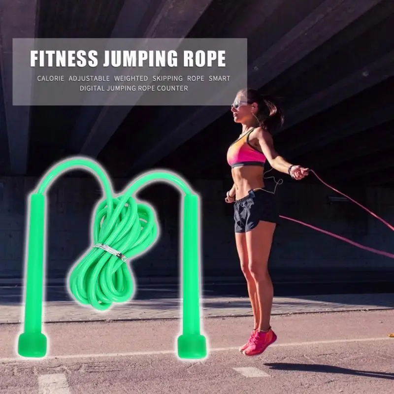 

Portable Fitness Equipment Adjustable Jump Rope Speed Skipping Gym Aerobic Exercise Boxing Mens Pro Skipping Rope