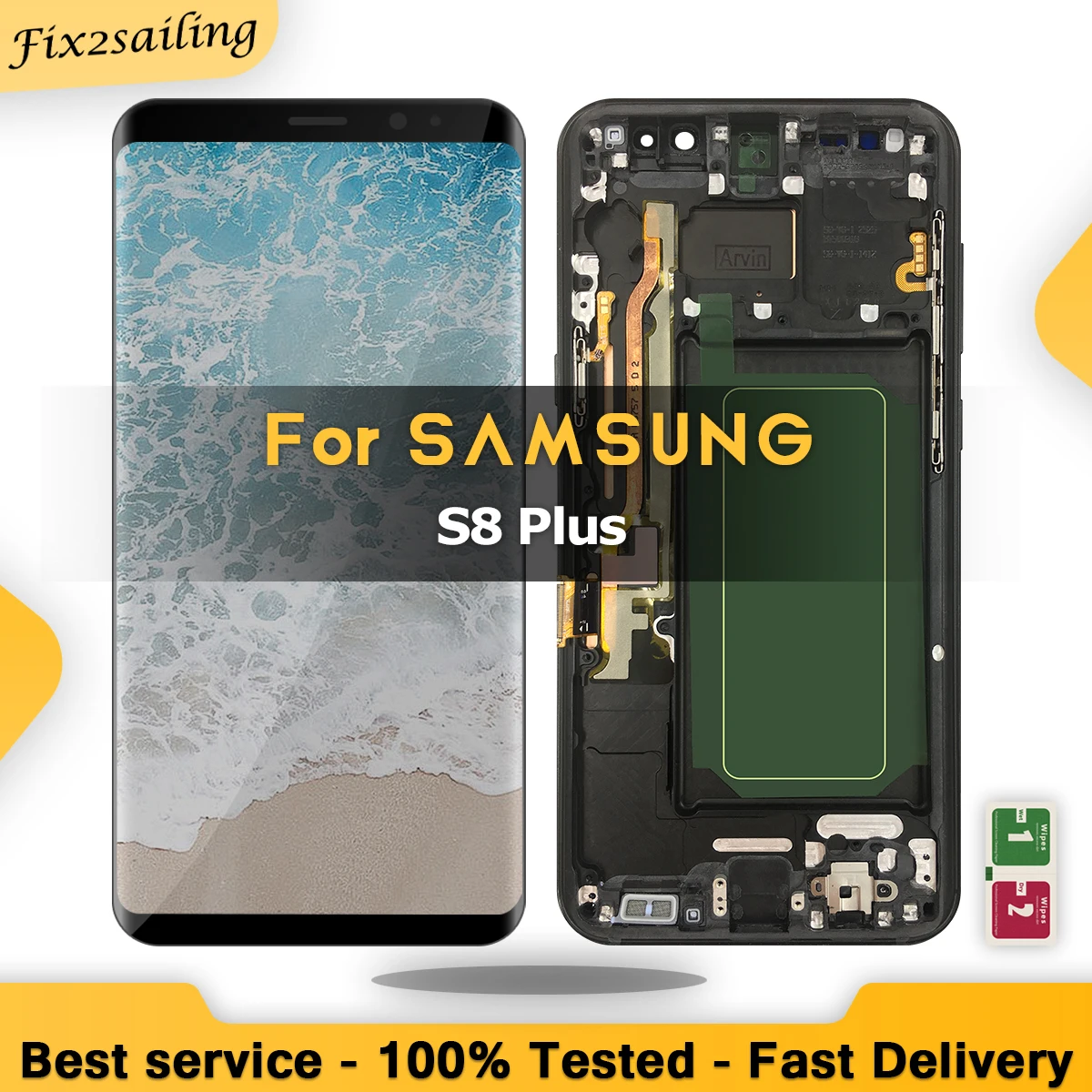ЖК дисплей SUPER AMOLED S8 Plus для SAMSUNG Galaxy G955 G955F с сенсорным экраном и дигитайзером в
