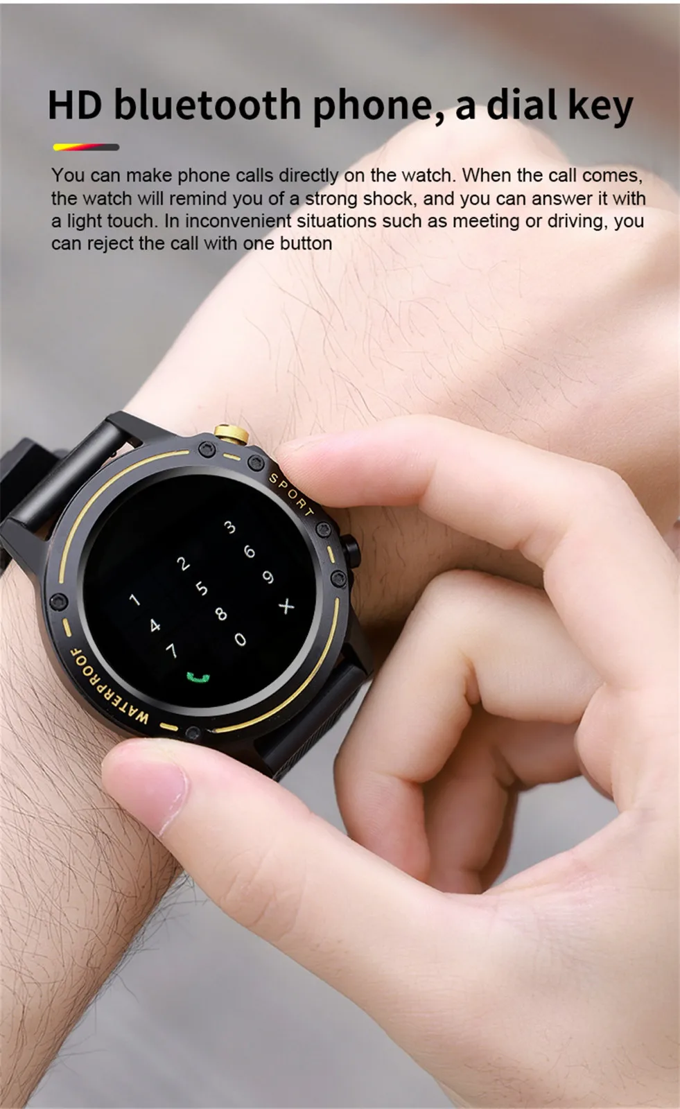 

2021 New OD1 Smart Watch Men Bluetooth Call IP68 Waterproof Full Touch Screen Smartwatch For Android IOS Sport Fitness Tracker