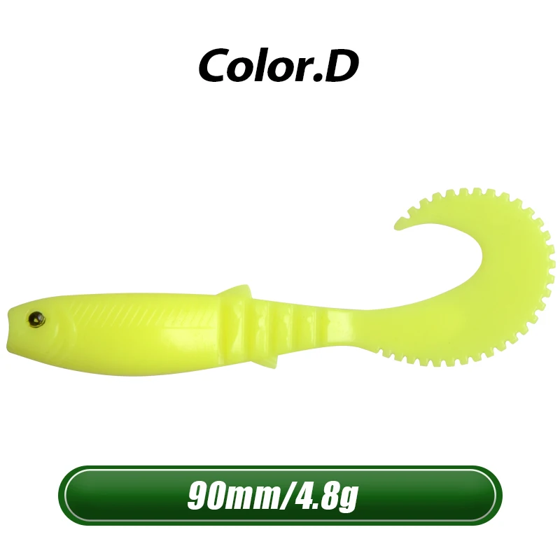 72D 10pcs 3.15in 3D Shad Swimbait для рыболовных приманок, подходит для всех видов буровых снастей, приманки, искусственные приманки - Цвет: 72D 10pcs
