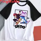 Sk8 бесконечности скейтборд для мальчиков кататься на коньках футболка с символом бесконечности мужской kawaii печати Пара принтовые тройники Футболка harajuku kawaii
