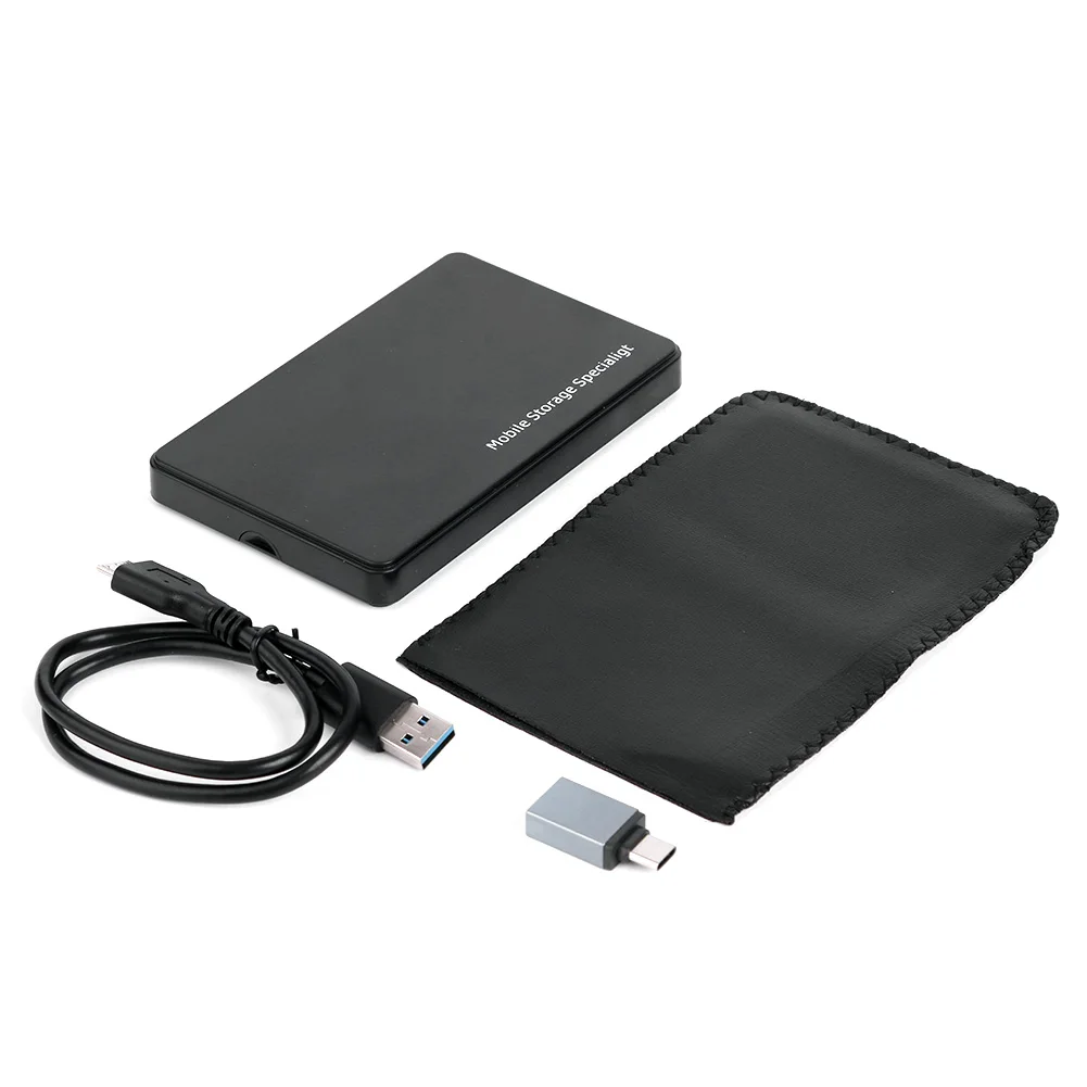 2.5 inch External HDD SSD Case USB3.0 to SATA Mobile Hard Disk Case 5Gbps HDD Hard Drive Enclosure for Notebook Desktop PC