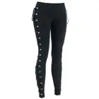 Панк гранж брюки в готическом стиле Harajuku пентаграмма брюки с длинным рукавом осень выдалбливают брюки в стиле пэчворк Винтаж