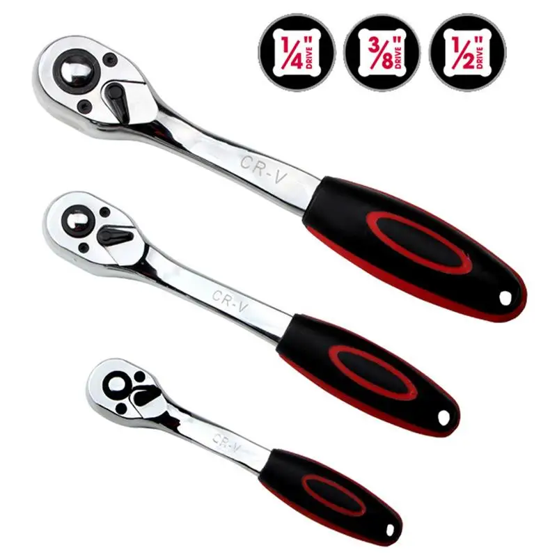 

Ratcheting Socket Wrench 72 Teeth Extendable Quick Release Reversible Ratchet Handle Wrench Spanner for Bicycle Motorcycle