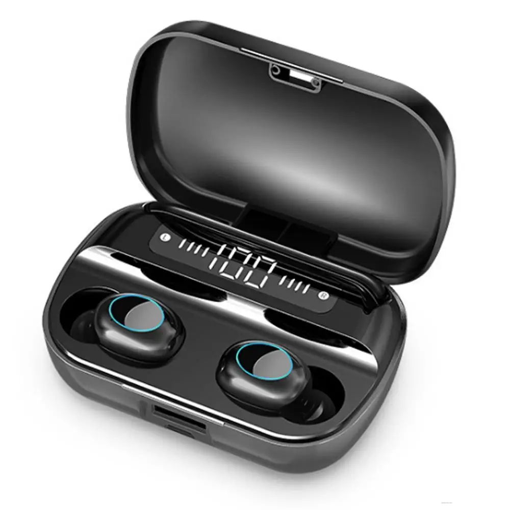 

Q82 TWS 5.0 Wireless Bluetooth Earphones Press Control Headset Stereo Sports Earbuds Earphone with Charging Box Charging