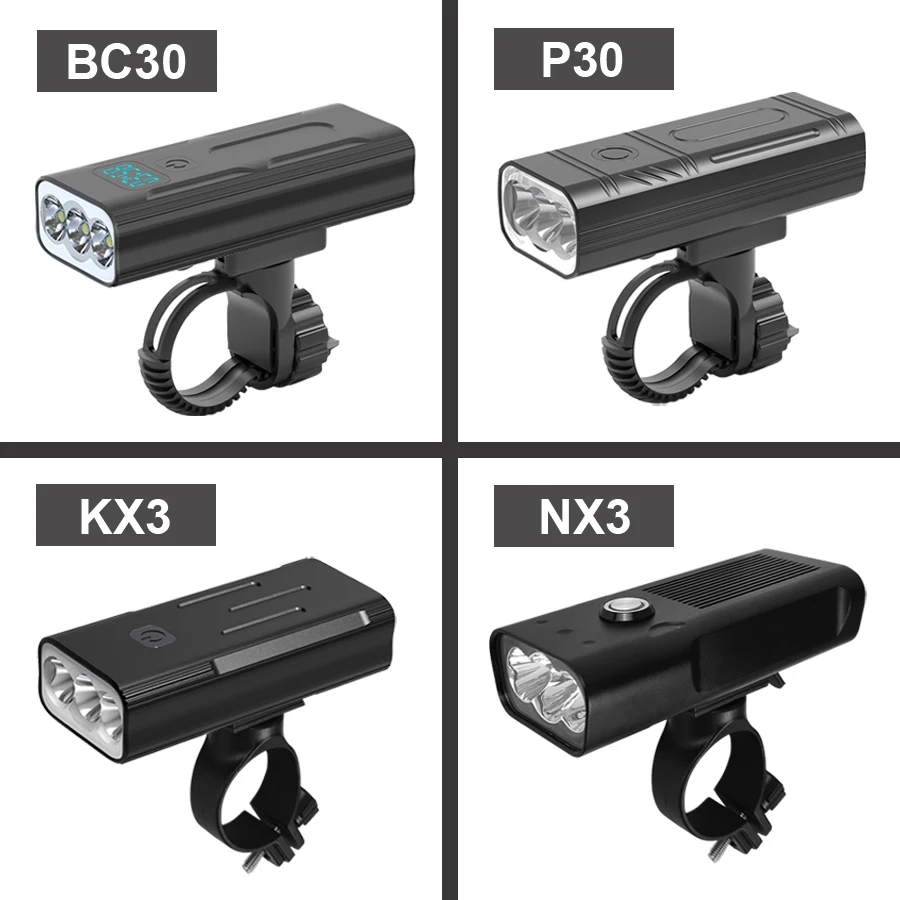 

NEWBOLER Powerful 5200mAh Bike Headlight USB Chargeable Bicycle Front Light T6 LED Cycling Lamp IPX5 Waterproof Bike Power Bank