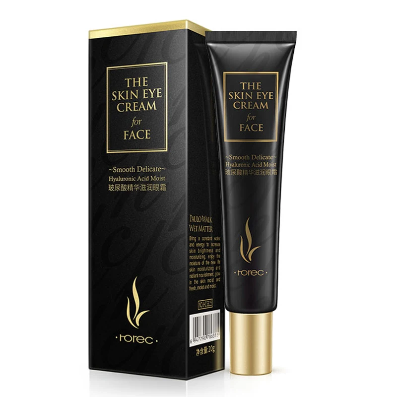 Сыворотка для глаз с гиалуроновой кислотой против морщин улиток темных кругов