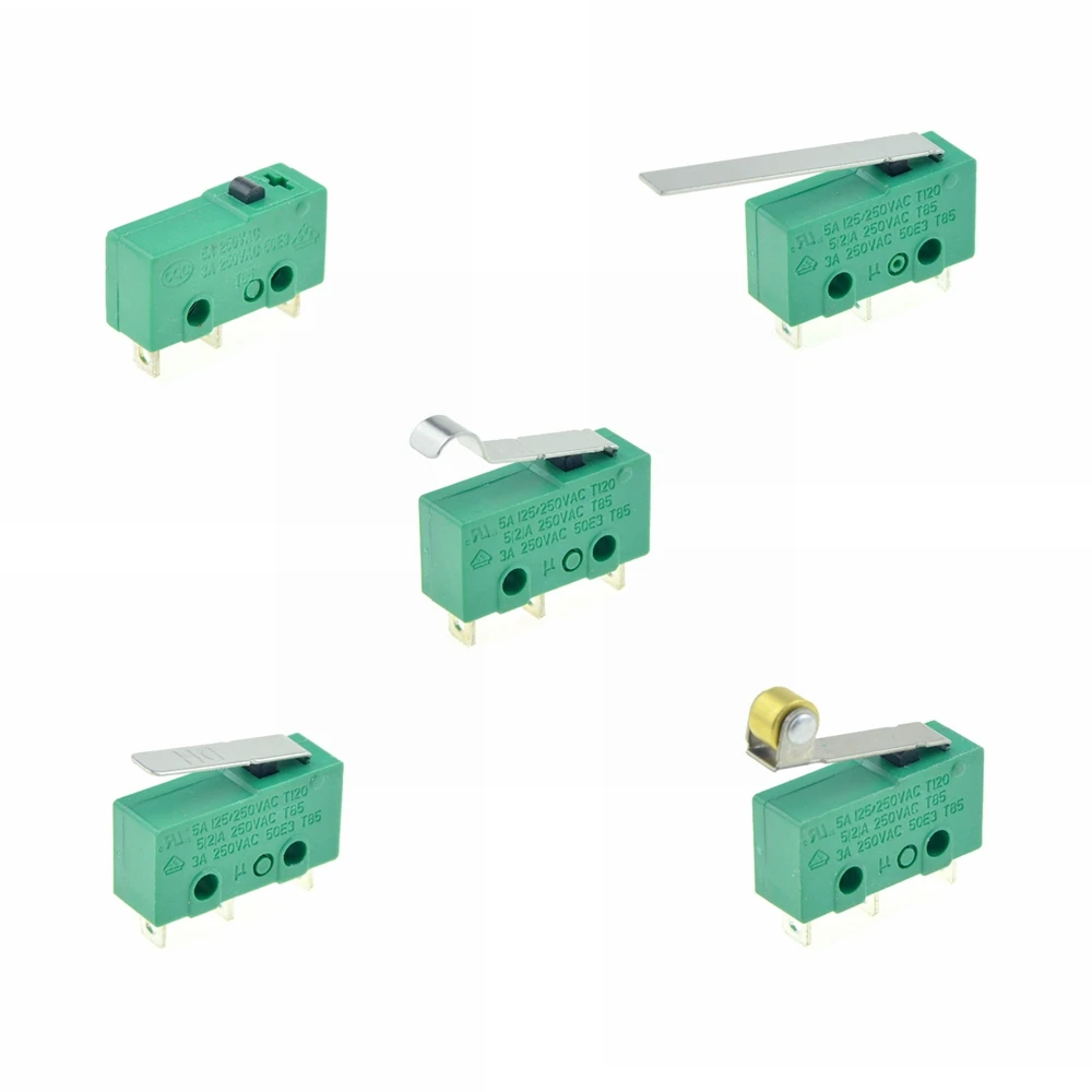 3 контакта микро концевые выключатели NO + NC SPDT 3A/5A 250VAC Мини Микро выключатель 17 мм 29