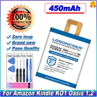 LOSONCOER 58-000117 аккумулятор 450 мАч для Amazon Kindle Oasis 1,2 электронная книга Oasis1,Oasis2,KO1,KO2 бесплатные инструменты стенд держатель наклейки
