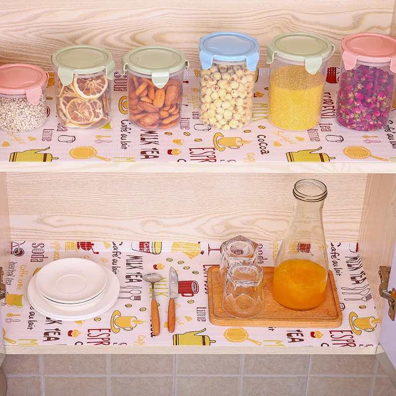 Бытовой водонепроницаемый коврик в шкафчик кухонный маслостойкий чехол