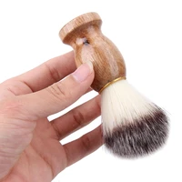 men shaving brush badger hair shave wooden handle facial beard cleaning appliance salon tool razor brush