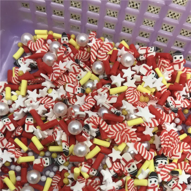 20 г рождественский пингвин Снежинка микс для поделок из смолы аксессуары ногтей