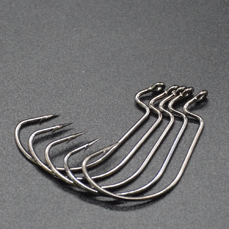 WLDSLURE 50/100pcs Wide Crank Fishing Hooks Carbon Steel Offset Fishhook 2#-3/0#Bass Barbed Carp Fishing Hook For Soft Worm Lure
WLDSLURE 50/100pcs Wide Crank Fishing Hooks Carbon Steel Offset Fishhook 2#-3/0#Bass Barbed Carp Fishing Hook For Soft Worm Lure