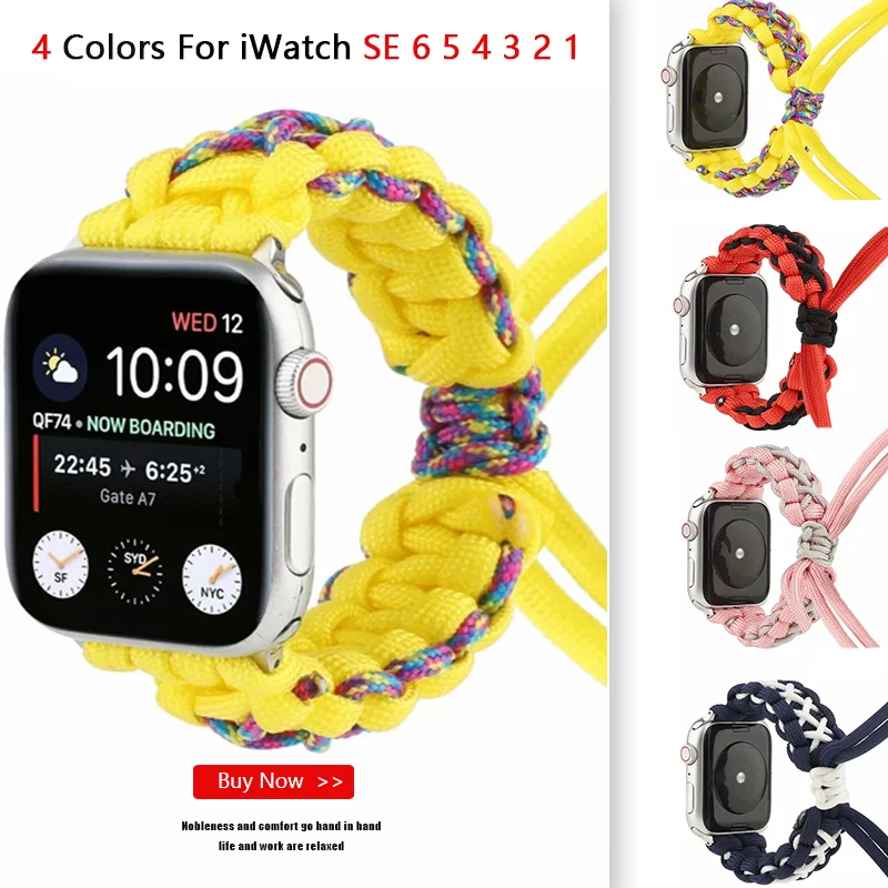 

Ремешок эластичный для Apple Watch 6, iWatch Series SE 5, 4, 3, 38, 42 мм, 44, 40 мм