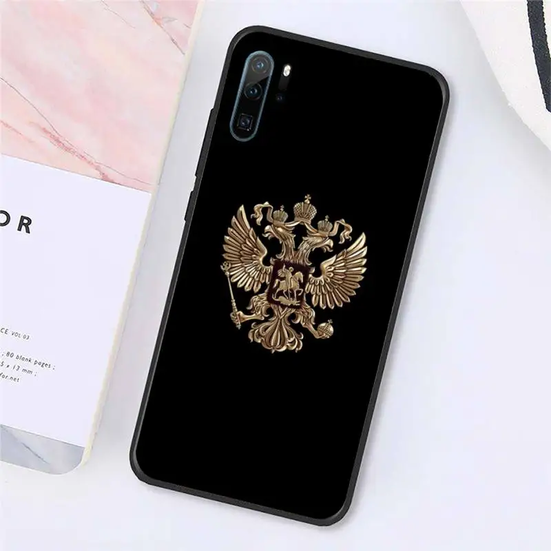 

Russia flag Symbol Emblem Phone Case For Huawei honor Mate P 10 20 30 40 Pro 10i 9 10 20 8x Lite Y91C V17 6.38 6.44